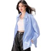 French Lazy Style Stripe Shirt Women Casual Loose Commute Vintage Style Unique Blouse