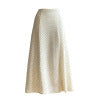 Style Women's Polka Dot Skirt, Summer Gentle Ladylike High-Waisted A-Line Mermaid Tulle Long Skirt