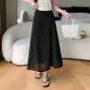Style Women's Polka Dot Skirt, Summer Gentle Ladylike High-Waisted A-Line Mermaid Tulle Long Skirt