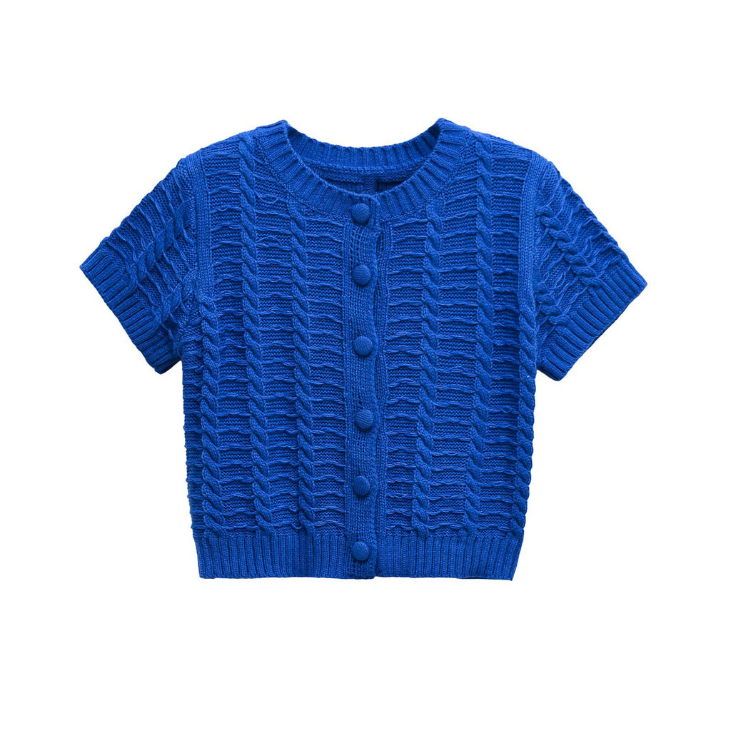 Pocket embroidery workwear short sleeved shirt men's and women's loose half sleeved shirt